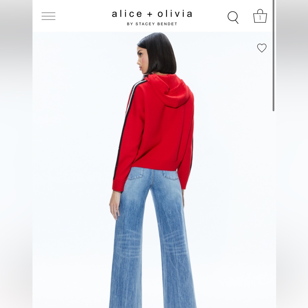 ALICE + OLIVIA KATERINE OVERSIZED HOODIE